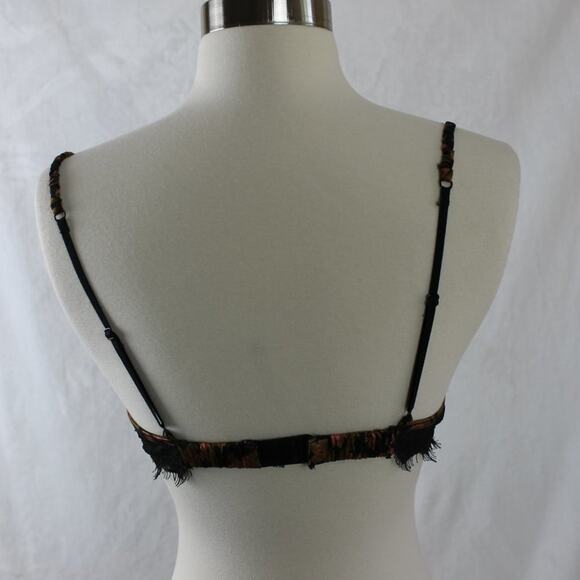 Intimately Women's Teens Bra Animal Print Raw Edge Eyelash Lace 34 A - Picture 9 of 12